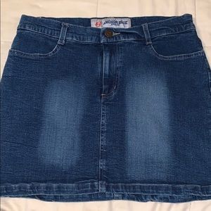 🔴 Denim short skirt